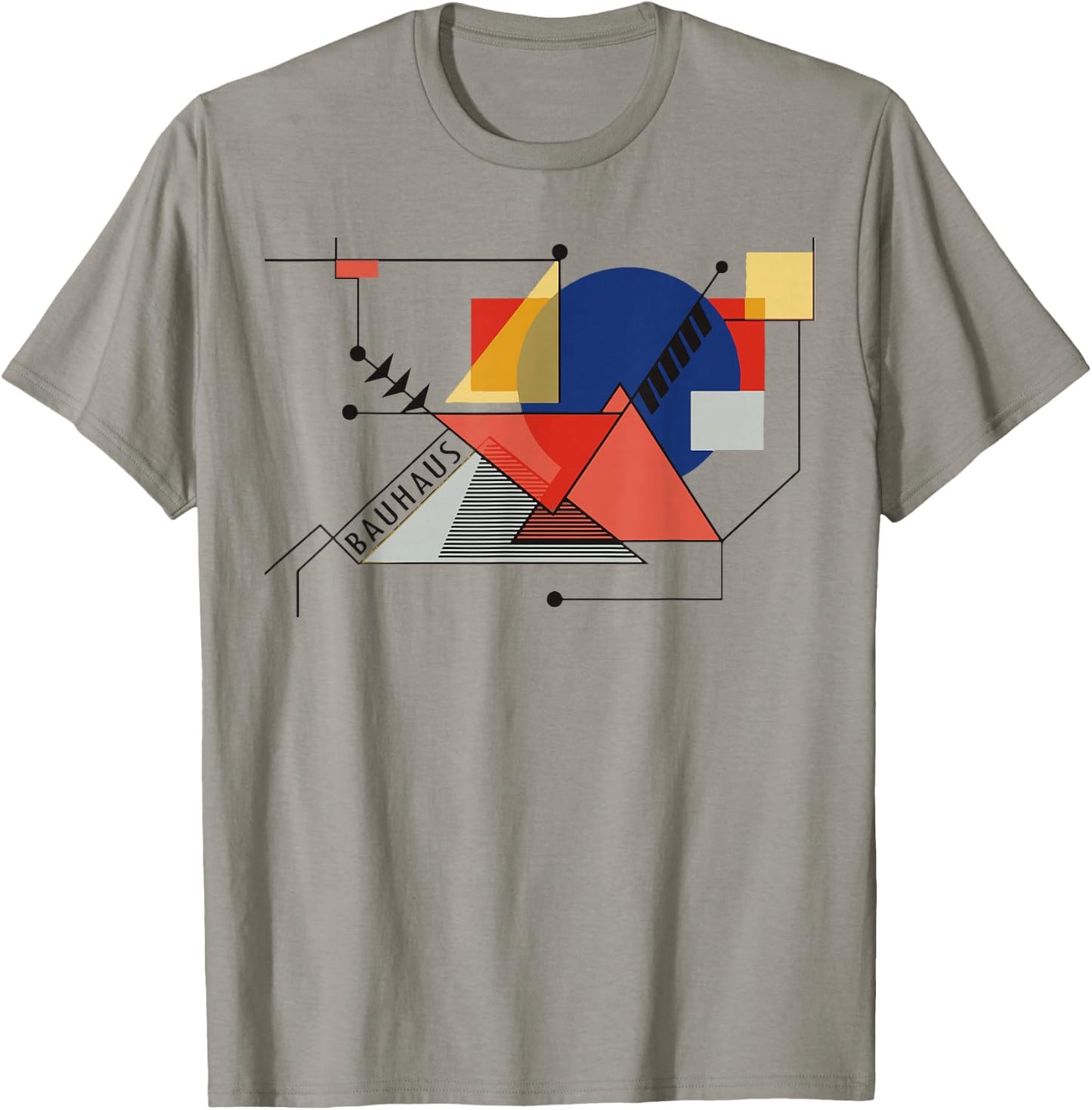Bauhaus Movement Reproduction T Shirt, 1919 Artwork T-Shirt - T-Shirt | Sand