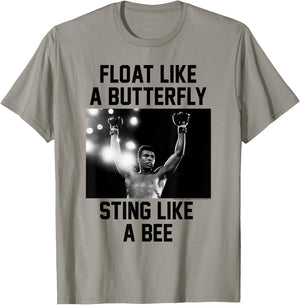 Muhammad Ali Float Like A Butterfly Sting Like a Bee T-Shirt - T-Shirt | Sand