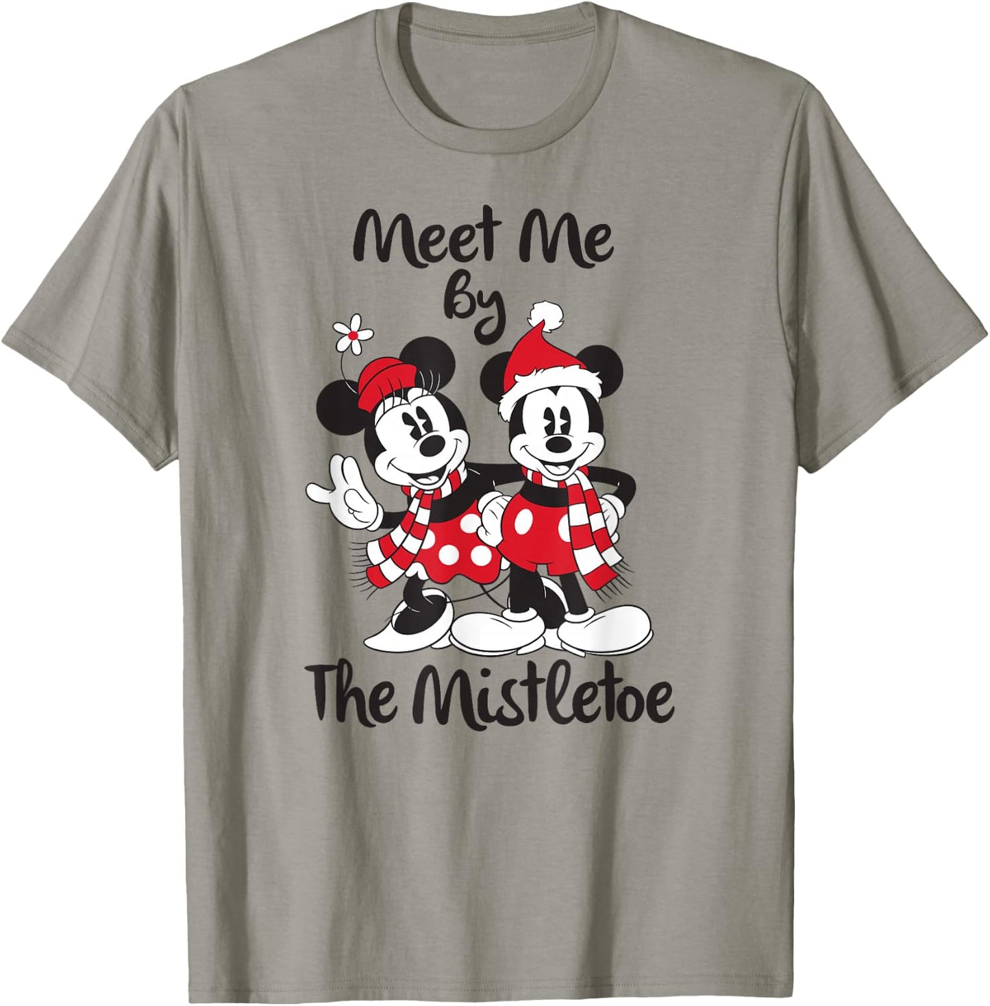 Disney - Mickey Mouse Mistletoe Holiday T-Shirt - T-Shirt | Sand