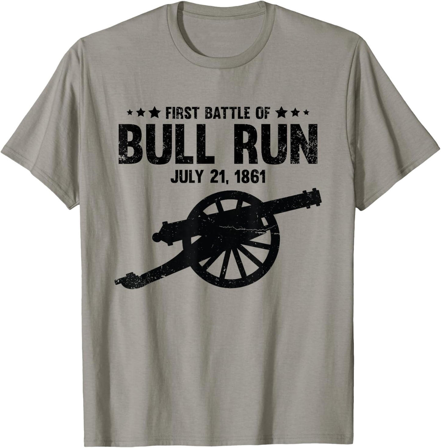 Civil War Battle of Bull Run Manassas National Battlefield T-Shirt - T-Shirt | Sand
