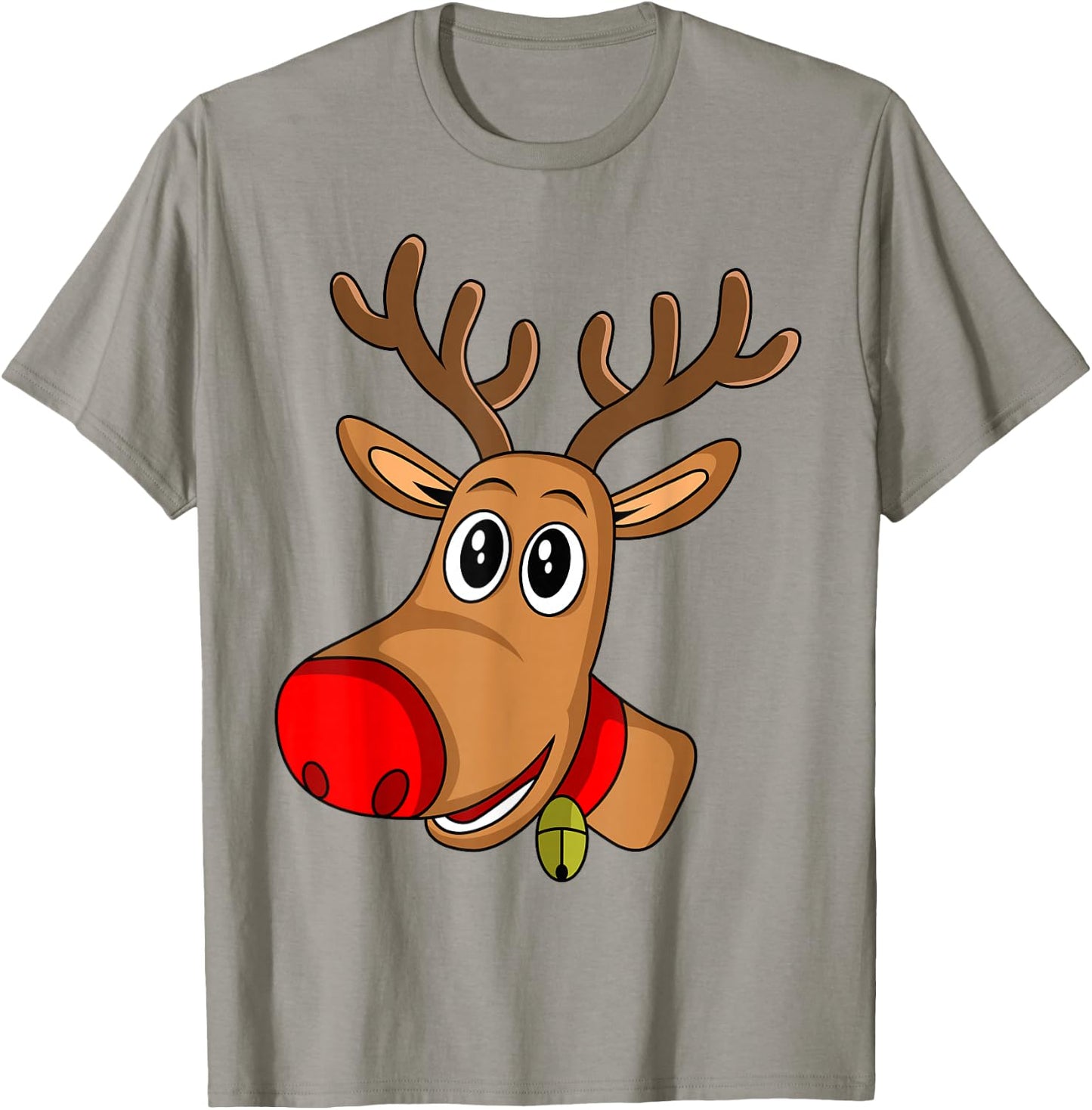 Rudolph Red Nose Reindeer | Donner Blitzen Shirt T-Shirt - T-Shirt | Sand