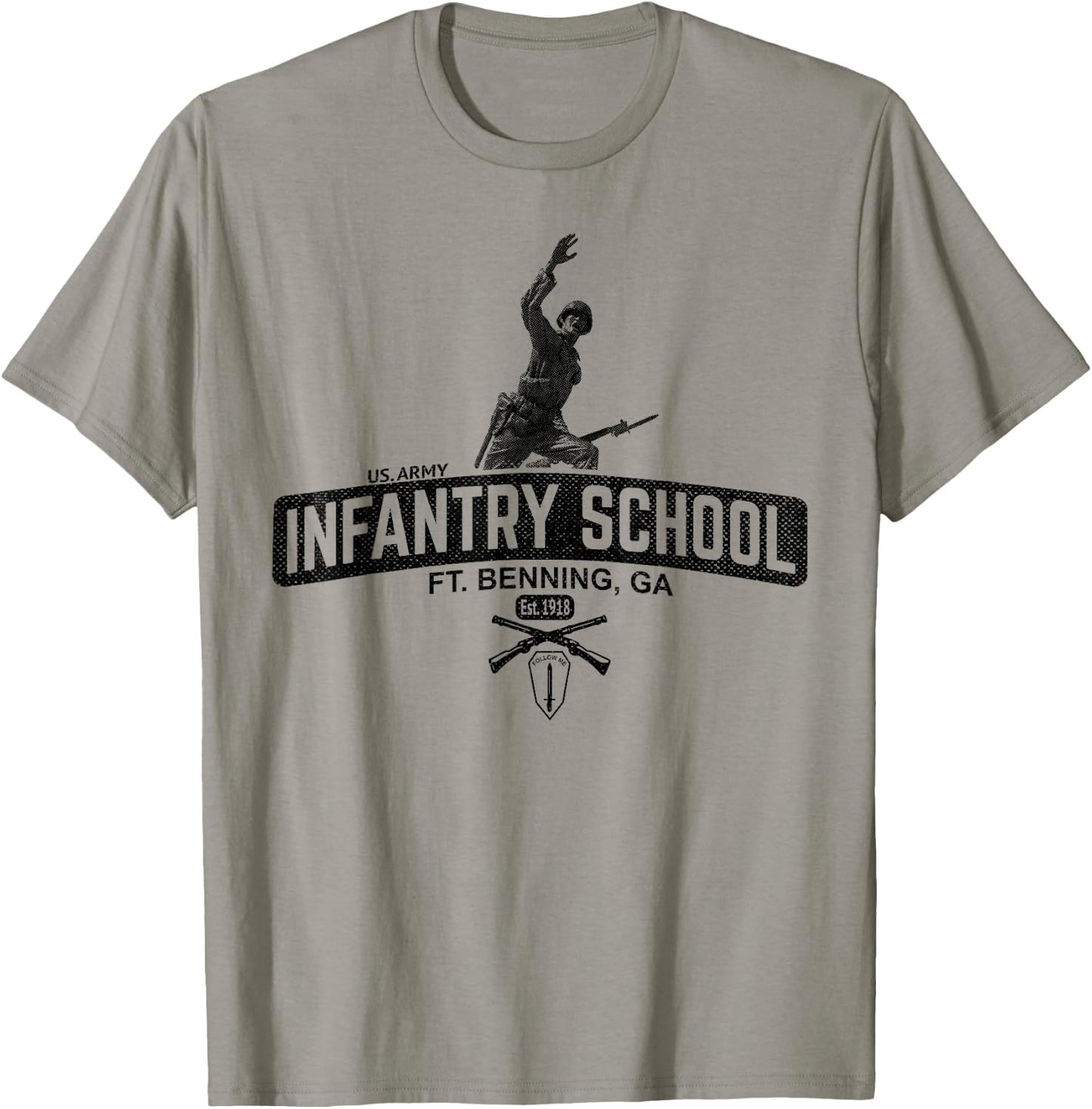 Army Infantry School - Fort Benning T-Shirt - T-Shirt | Sand