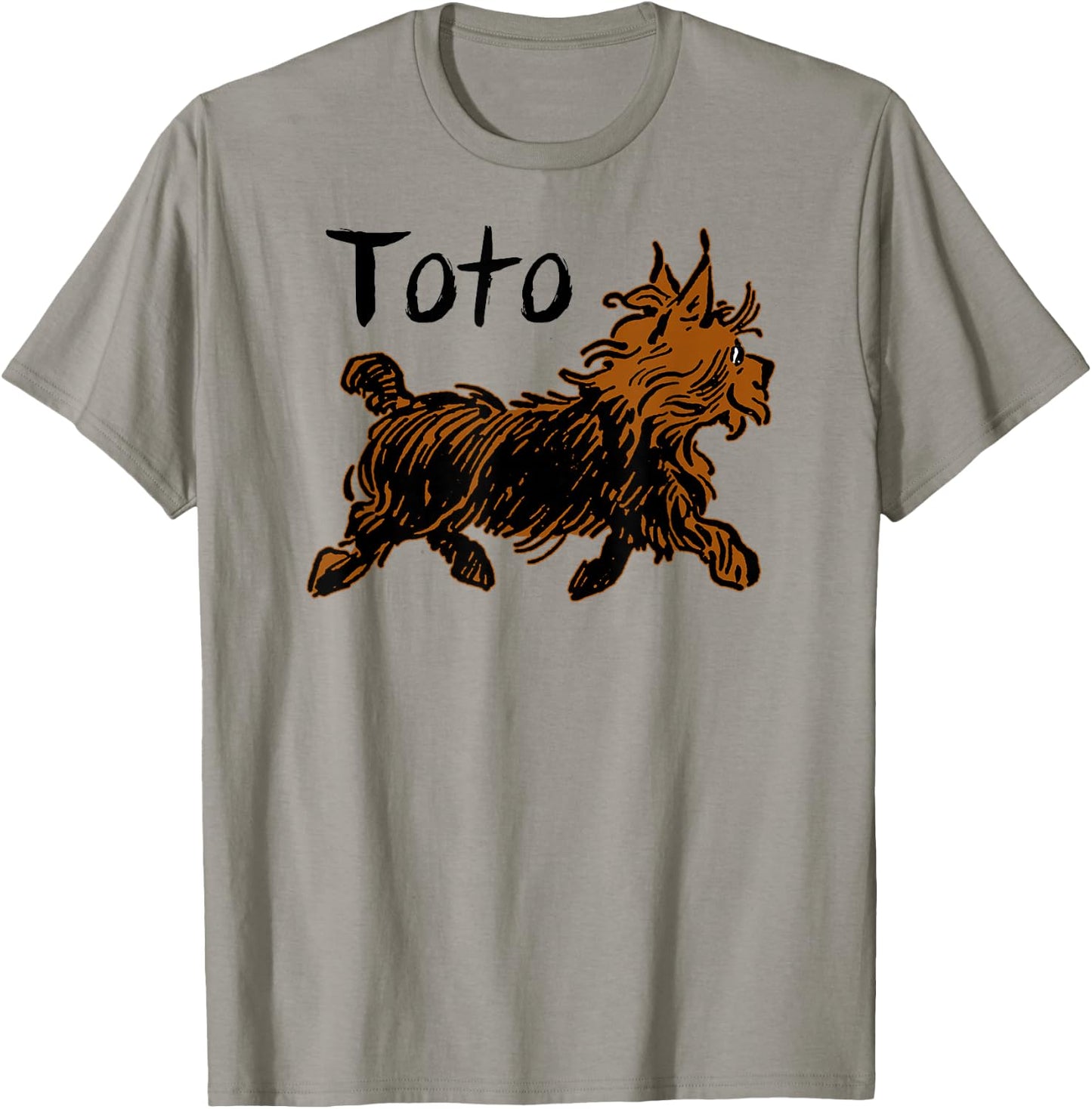 Retro Toto Wizard of OZ Dog Shirt Art Design-Funny Fairytale T-Shirt - T-Shirt | Sand