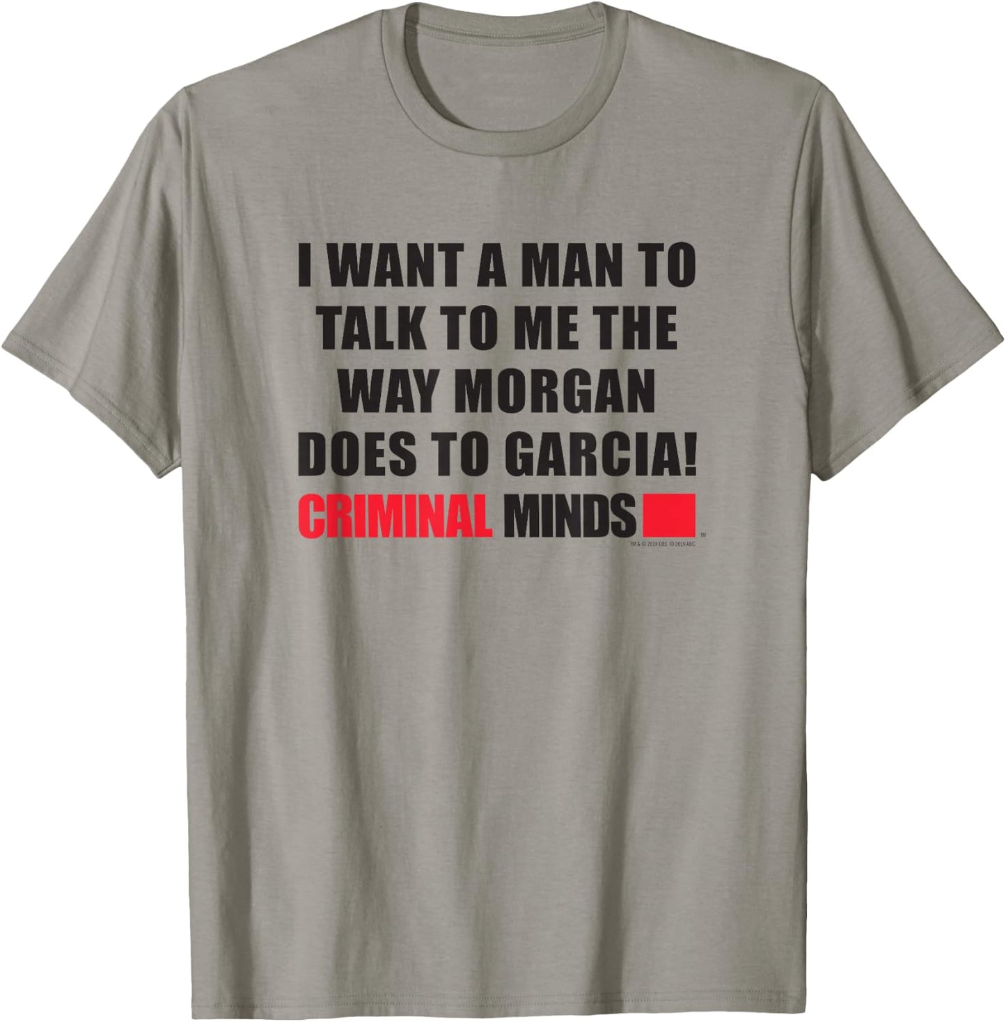 Criminal Minds Morgan and Garcia T-Shirt - T-Shirt | Sand
