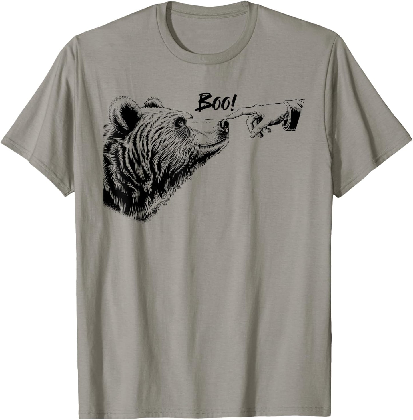 Funny Beer Lover Boop Bear Women Meme Bear Boop T-Shirt - T-Shirt | Sand
