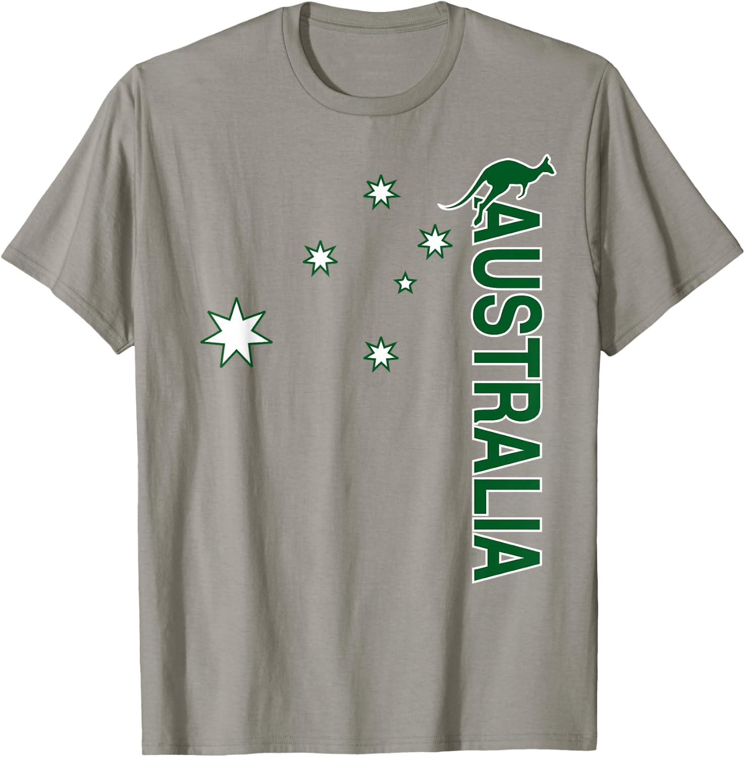 Australia Rugby (Vintage Throwback Stars) T-Shirt - T-Shirt | Sand