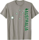 Australia Rugby (Vintage Throwback Stars) T-Shirt - T-Shirt | Sand