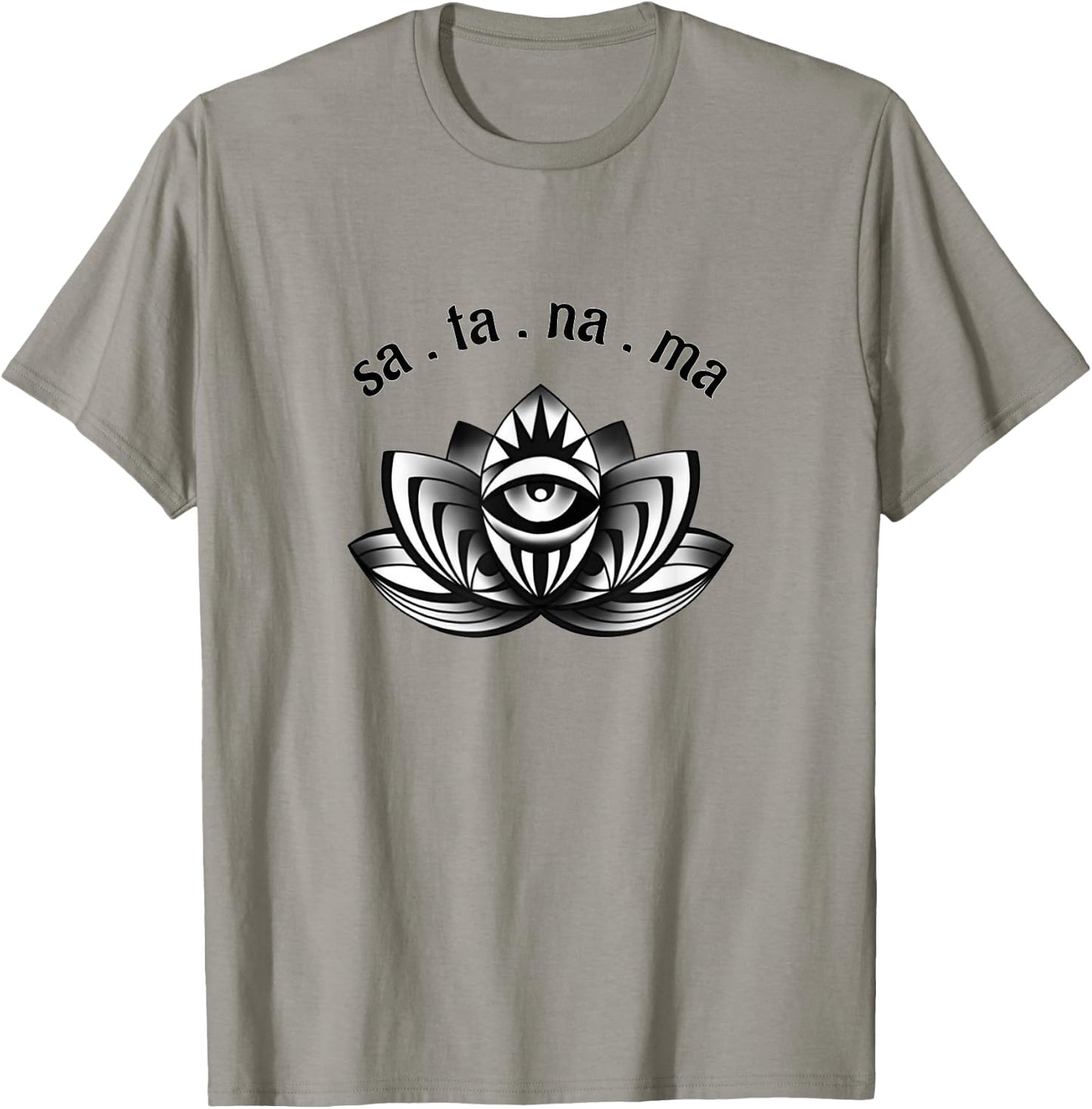 Kundalini Yoga Lotus Flower Pose Kirtan Kriya Mantra T-Shirt - T-Shirt | Sand
