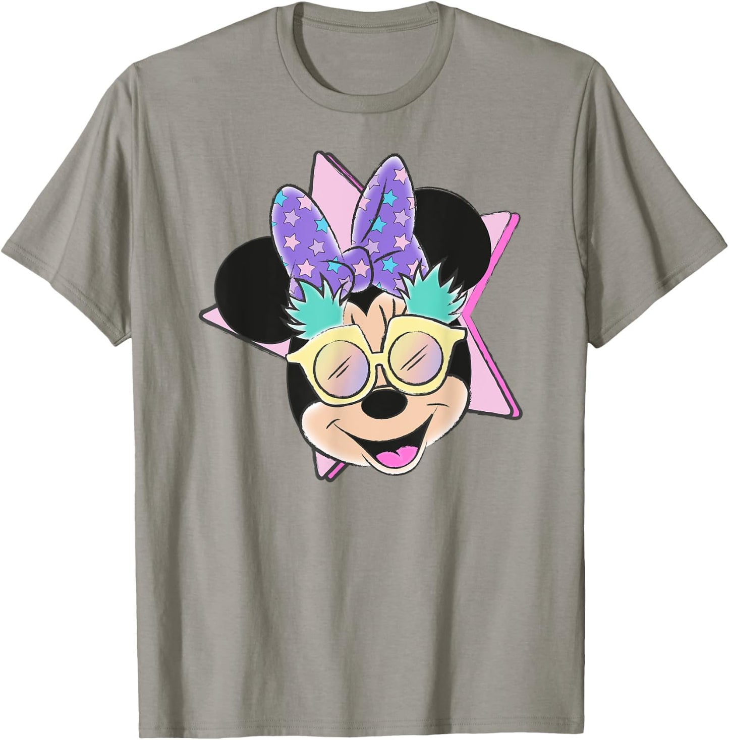 Minnie Mouse - Summer Pineapple Sunglasses With Stars T-Shirt - T-Shirt | Sand