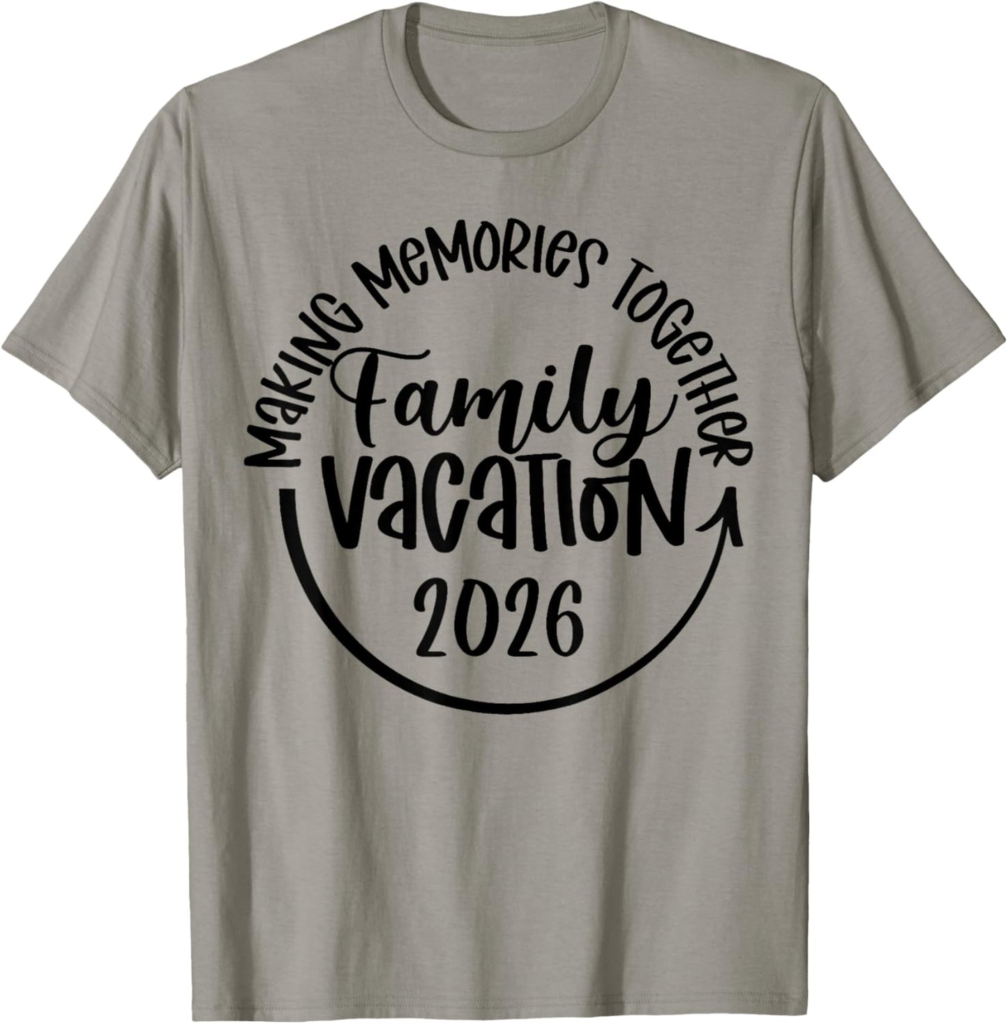 Family Vacation 2026 Beach Matching Family Summer Vacation T-Shirt - T-Shirt | Sand