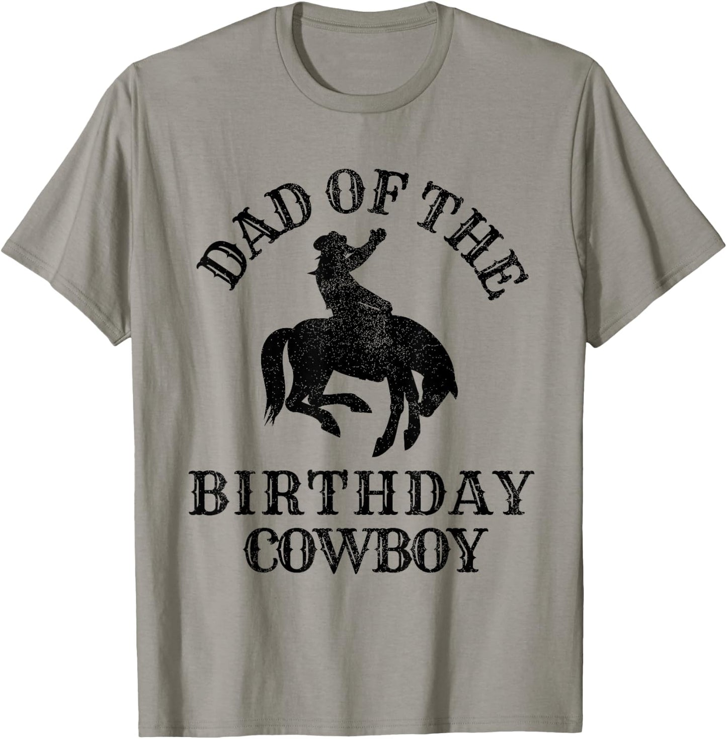 Dad of the Birthday Cowboy - Western Rodeo Party Matching T-Shirt - T-Shirt | Sand