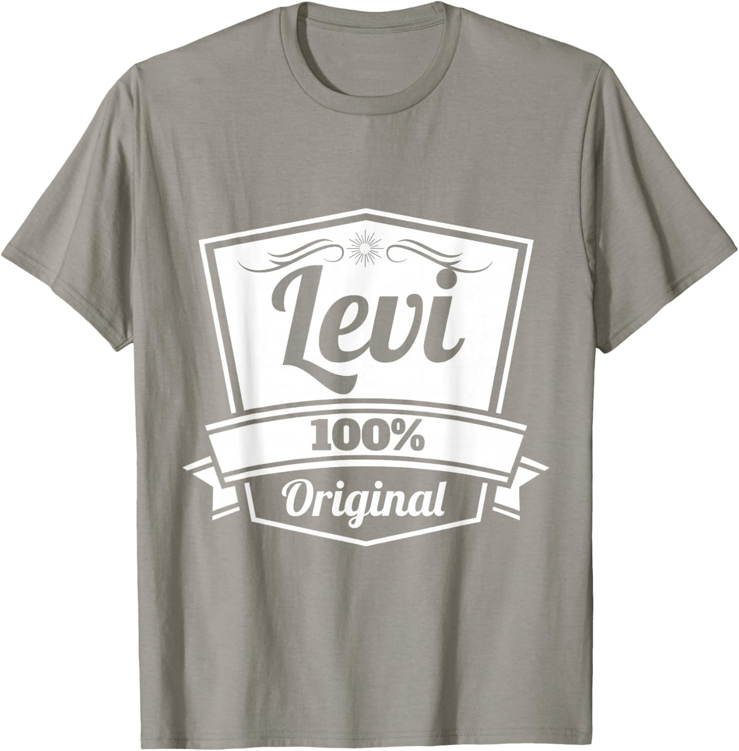Levi Gift Shirt / Levi Personalized Name Birthday T-Shirt - T-Shirt | Sand