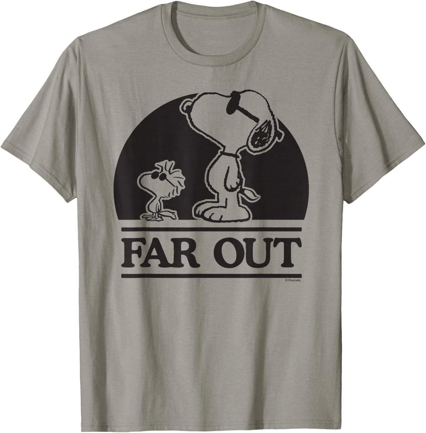 Peanuts Woodstock 50th Anniversary Far Out Snoopy T-Shirt - T-Shirt | Sand