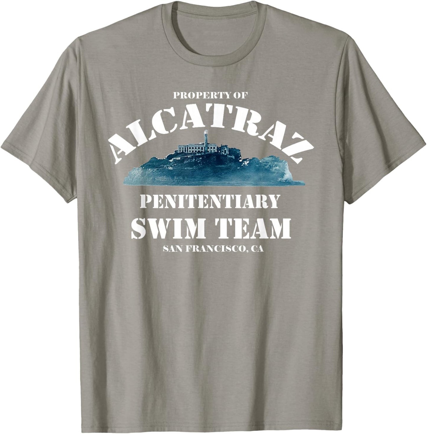 Alcatraz Swim Team, Funny T Shirt T-Shirt - T-Shirt | Sand