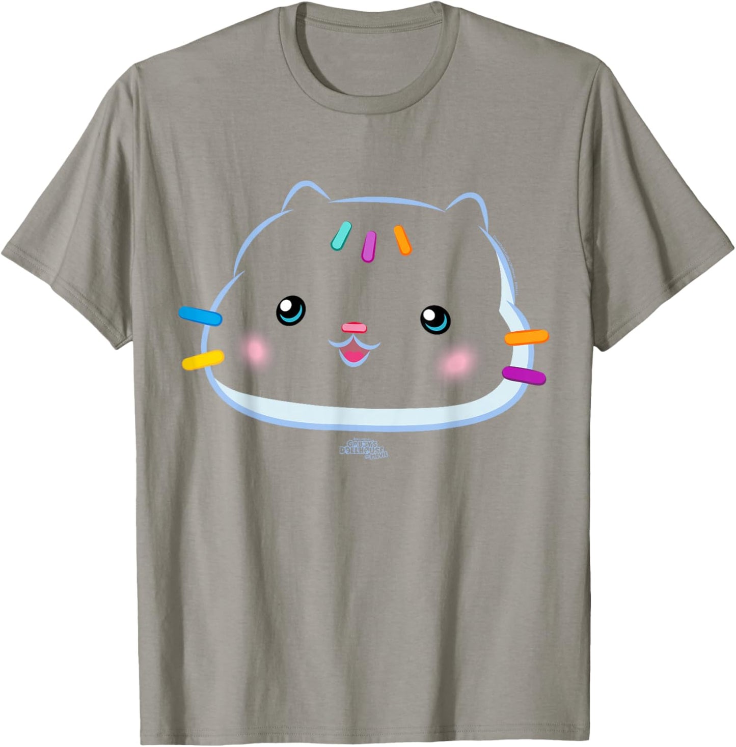 DreamWorks Gabby’s Dollhouse Cakey Cat Big Face T-Shirt - T-Shirt | Sand