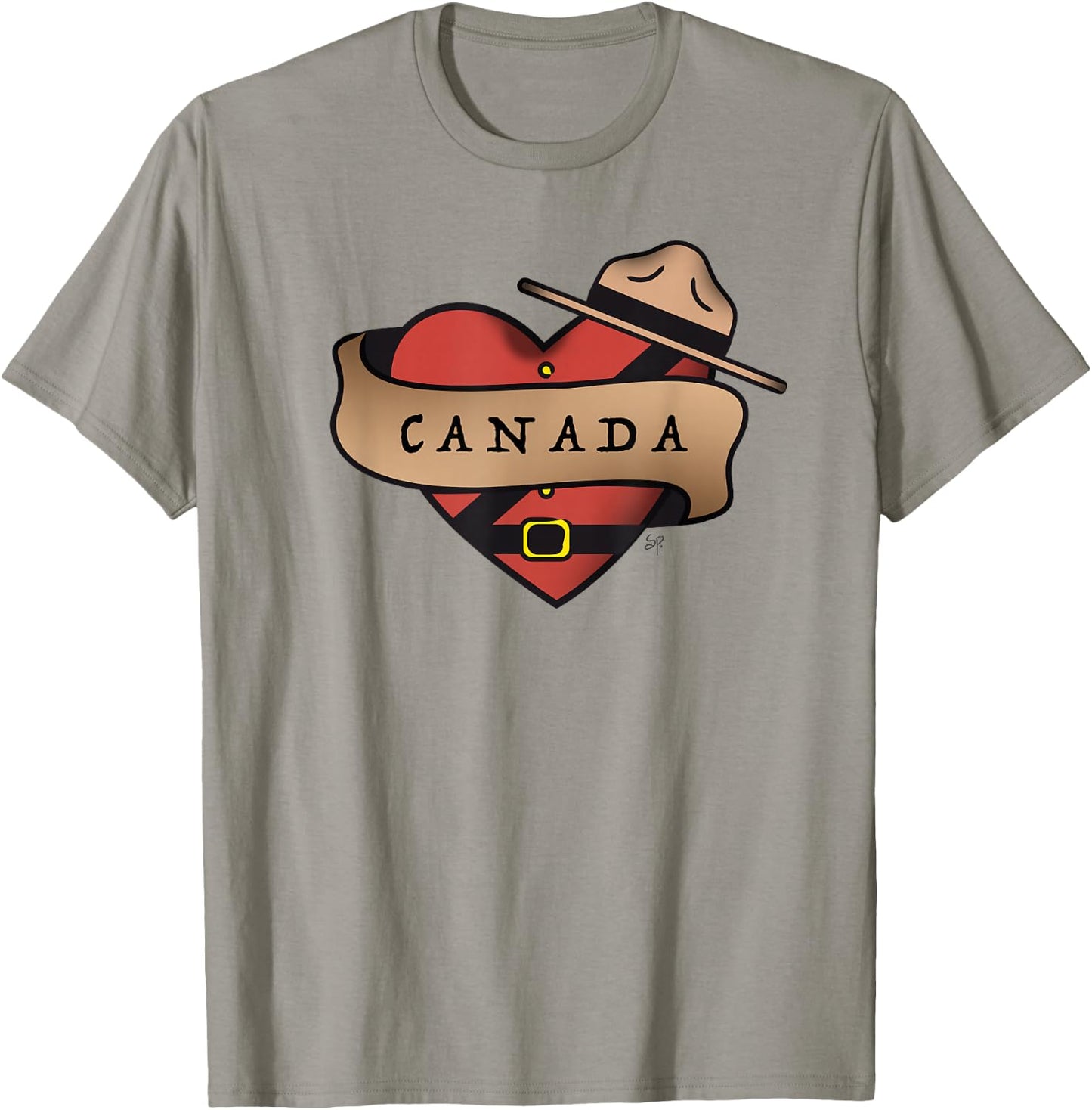 Canada Mountie - Canada Day - I love Canada T-Shirt - T-Shirt | Sand