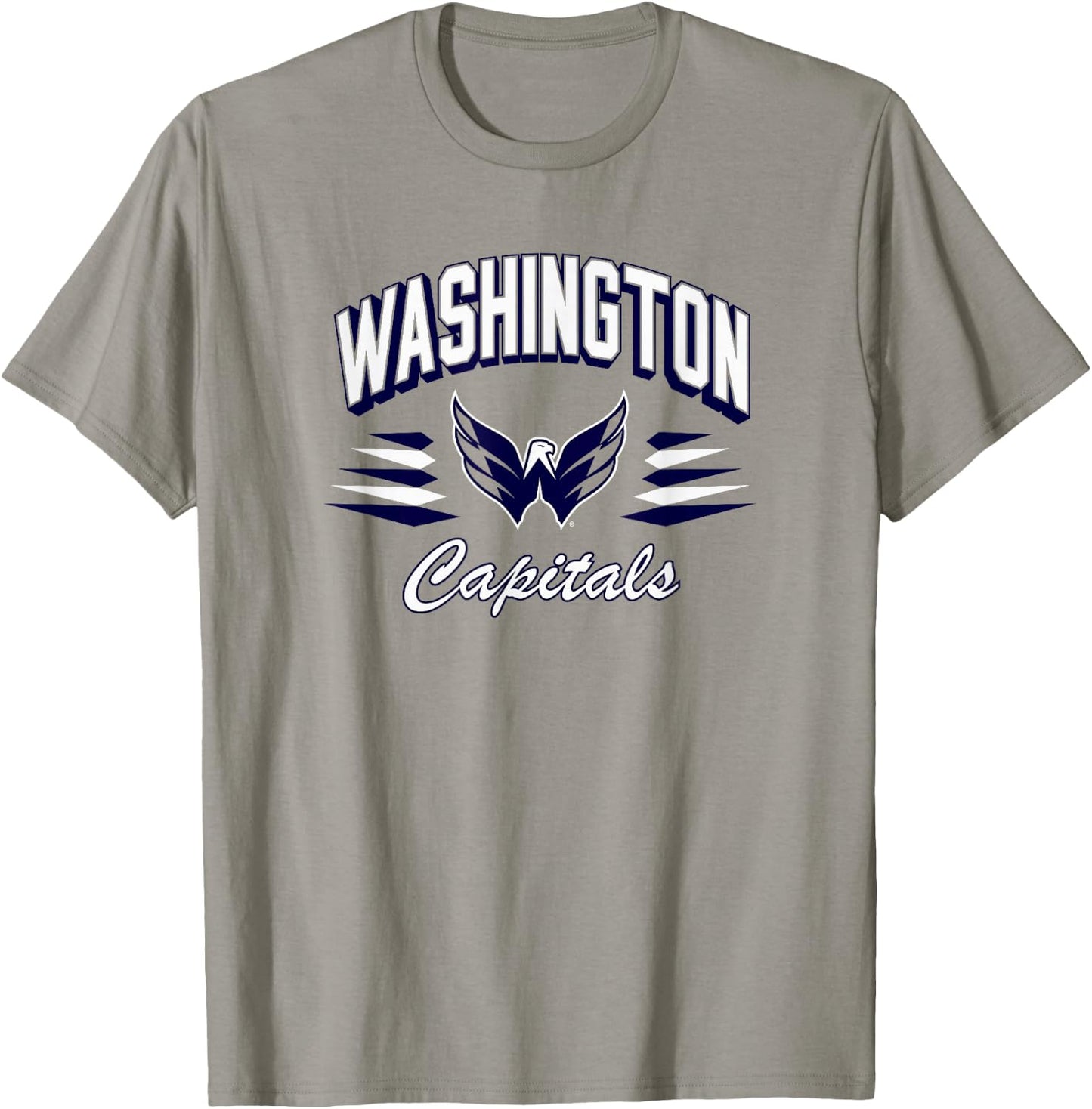 Washington Capitals Retro Diamond Red Officially Licensed T-Shirt - T-Shirt | Sand