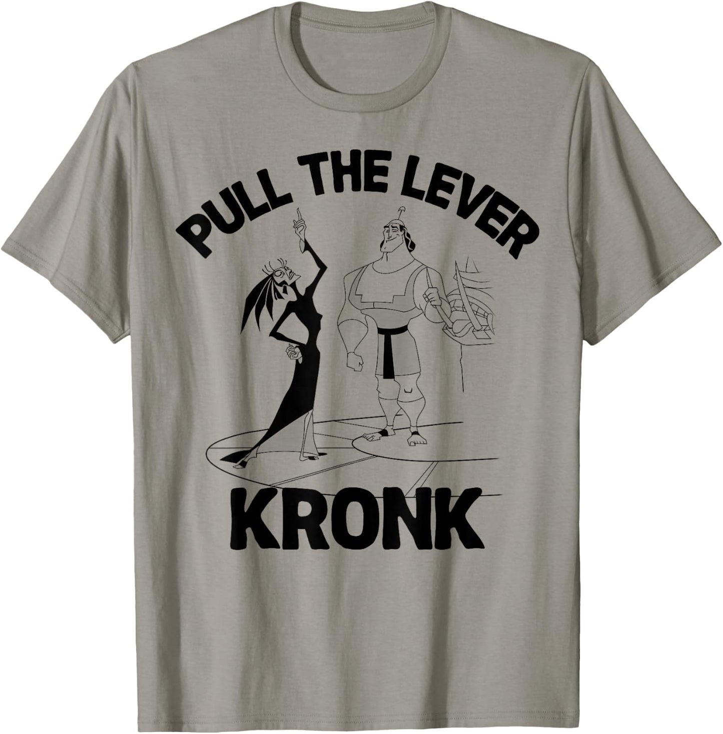 Disney Emperors New Groove Yzma Pull The Lever Kronk T-Shirt - T-Shirt | Sand