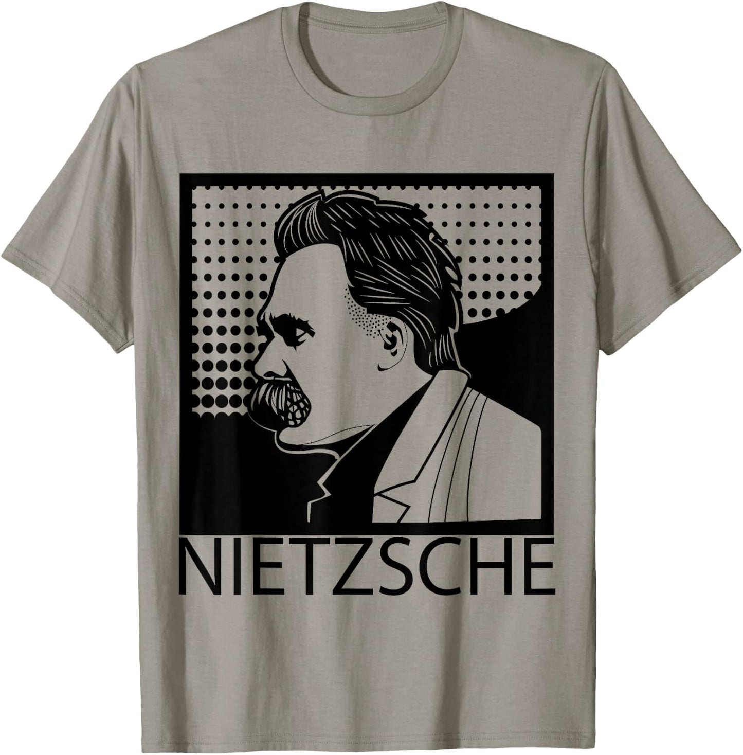 Friedrich Nietzsche Philosopher Philosophy T-Shirt - T-Shirt | Sand