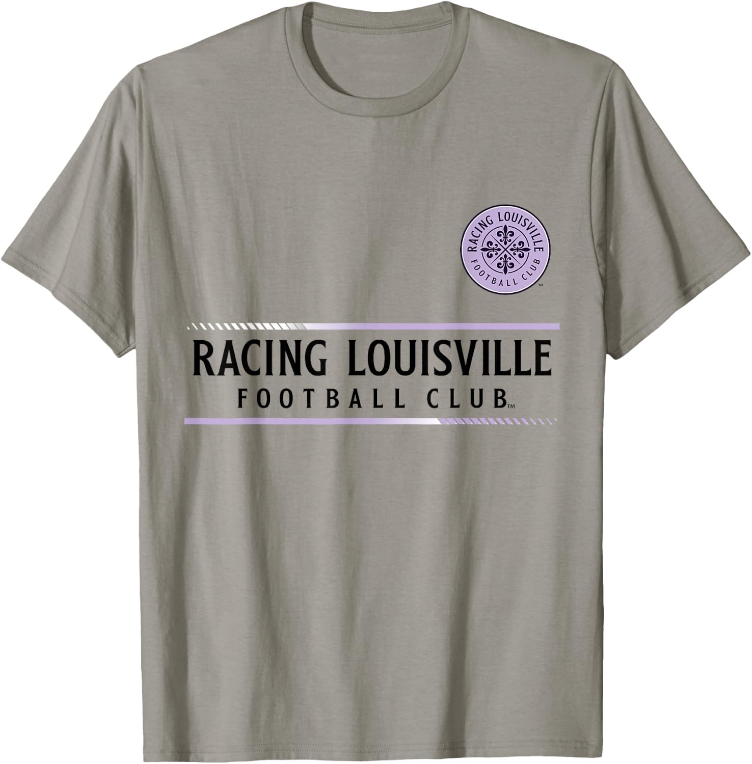 Officially Licensed Racing Louisville FC Soccer NWSL Apparel T-Shirt - T-Shirt | Sand