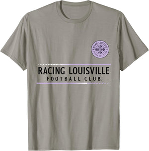 Officially Licensed Racing Louisville FC Soccer NWSL Apparel T-Shirt - T-Shirt | Sand