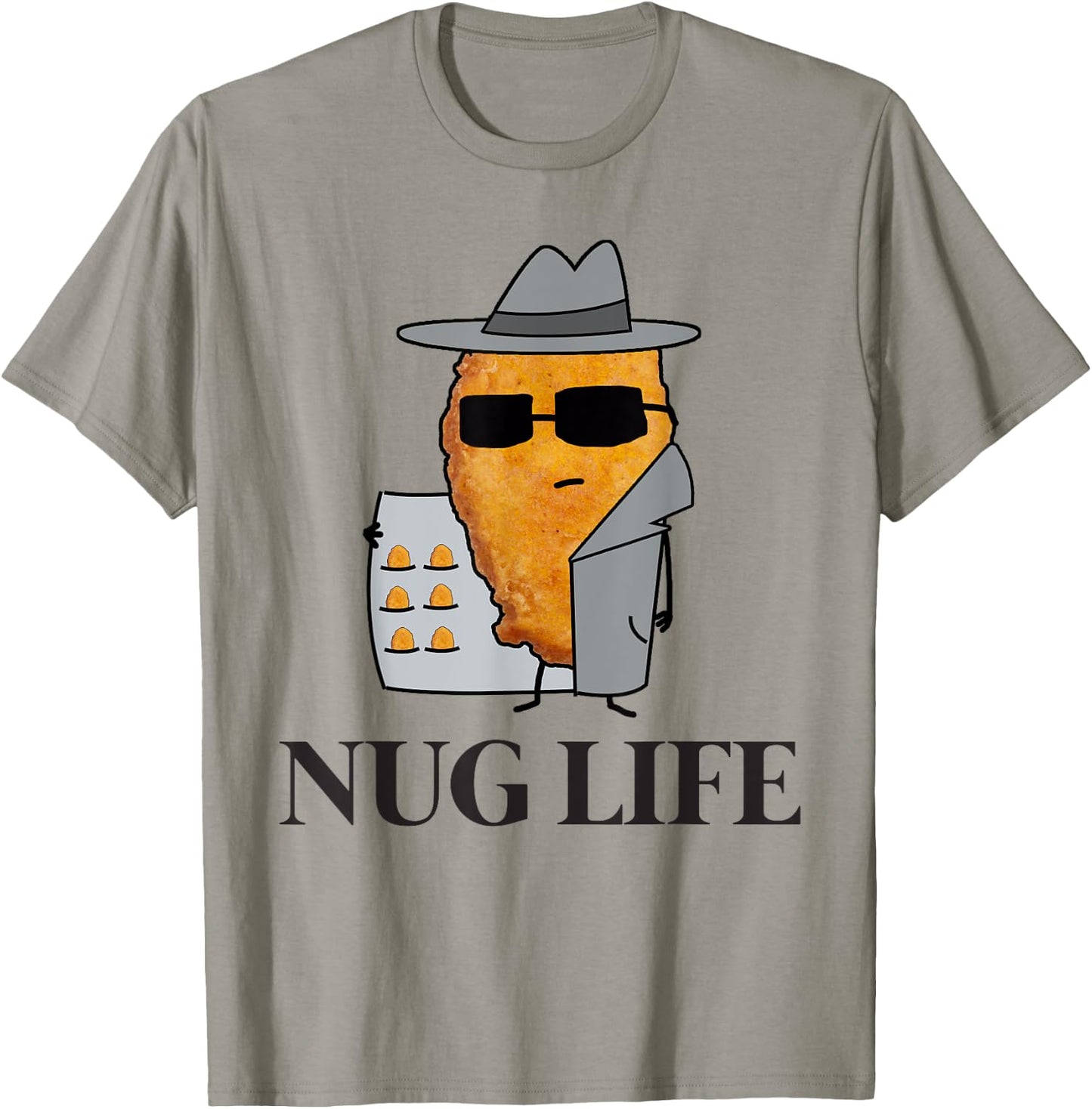 Nug Life Shirt Chicken Nugget Women Kid's T-Shirt - T-Shirt | Sand