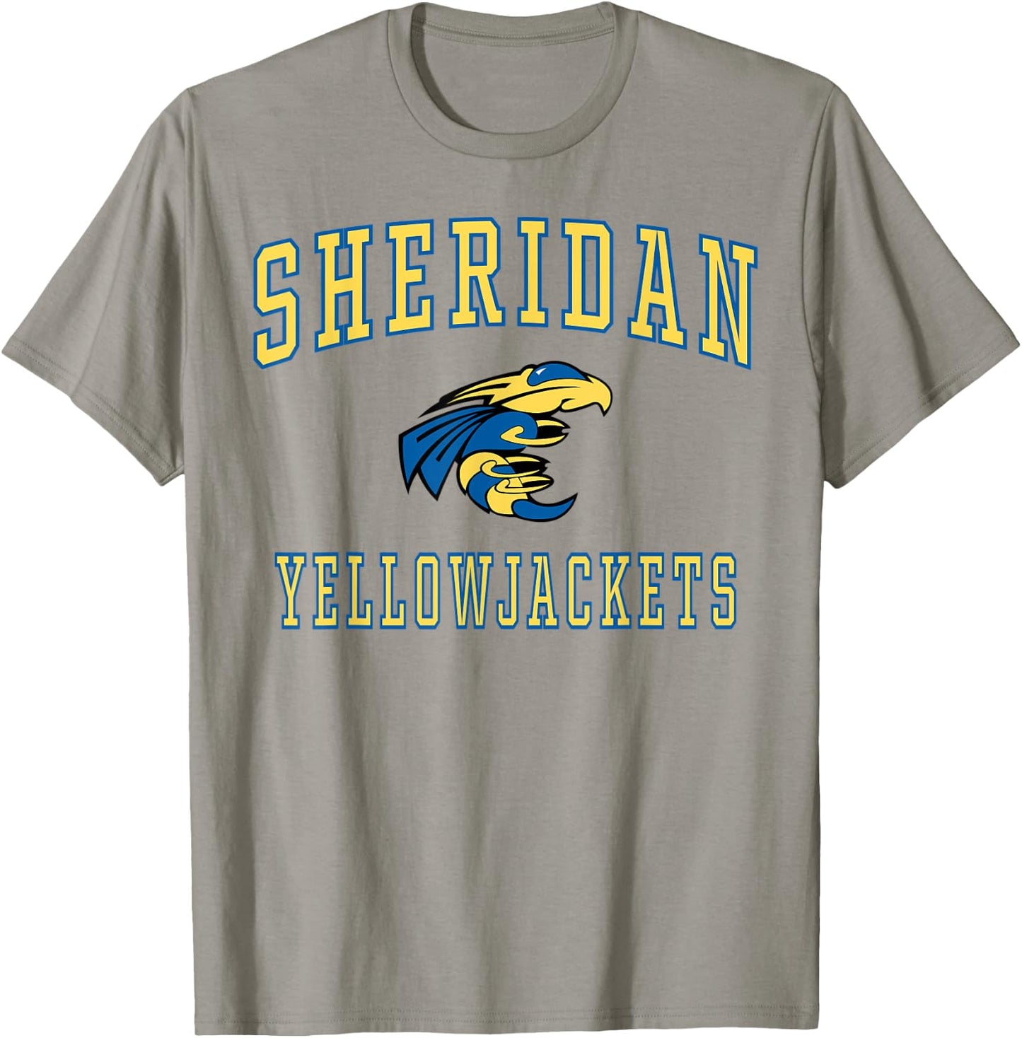 Sheridan High School Yellowjackets C1 T-Shirt - T-Shirt | Sand