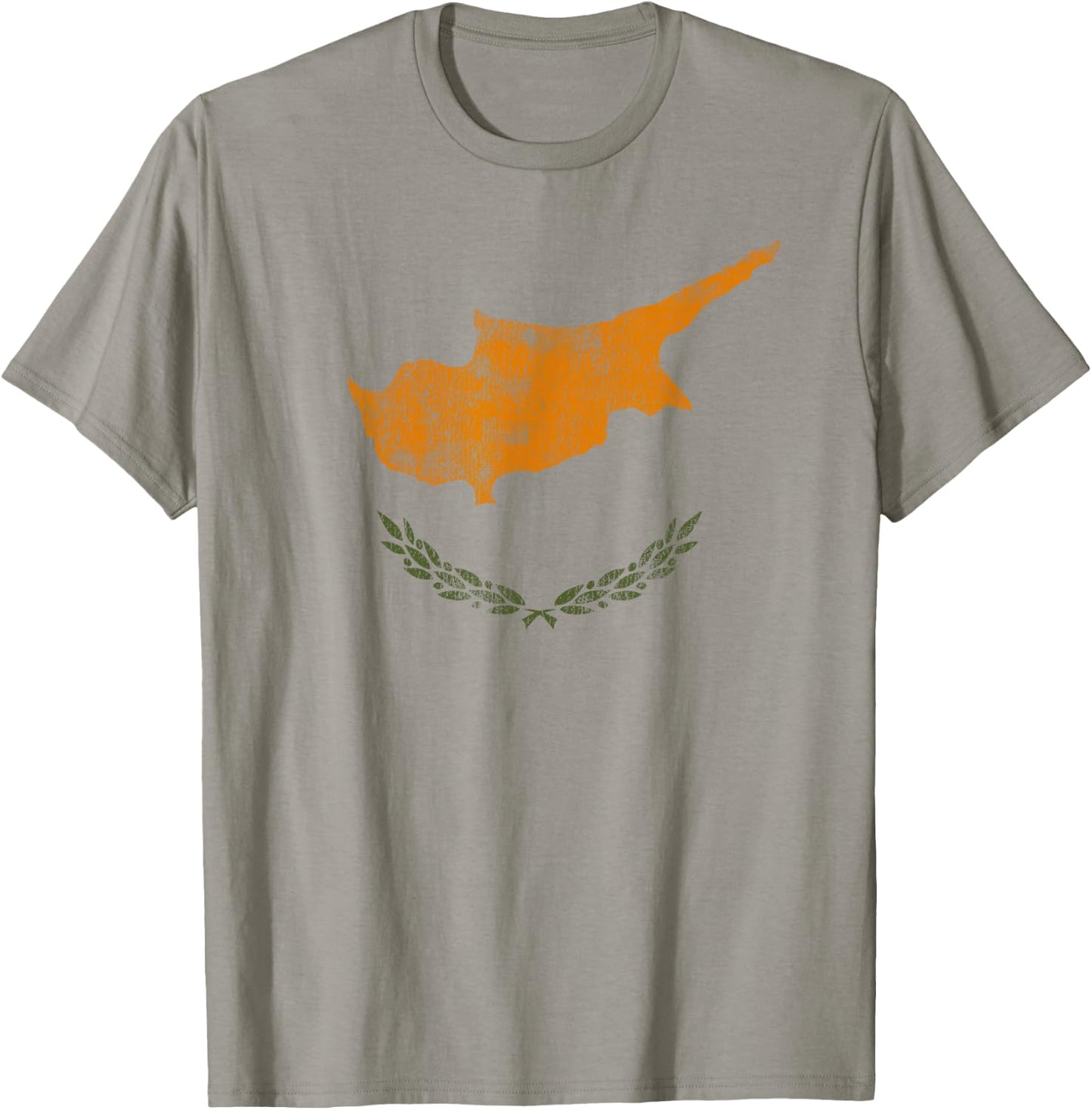 Retro Cypriot Flag of Cyprus Souvenir T-Shirt - T-Shirt | Sand