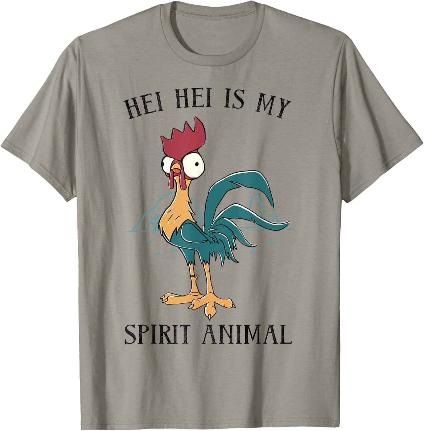 Disney Moana Hei Hei Is My Spirit Animal Portrait T-Shirt - T-Shirt | Sand