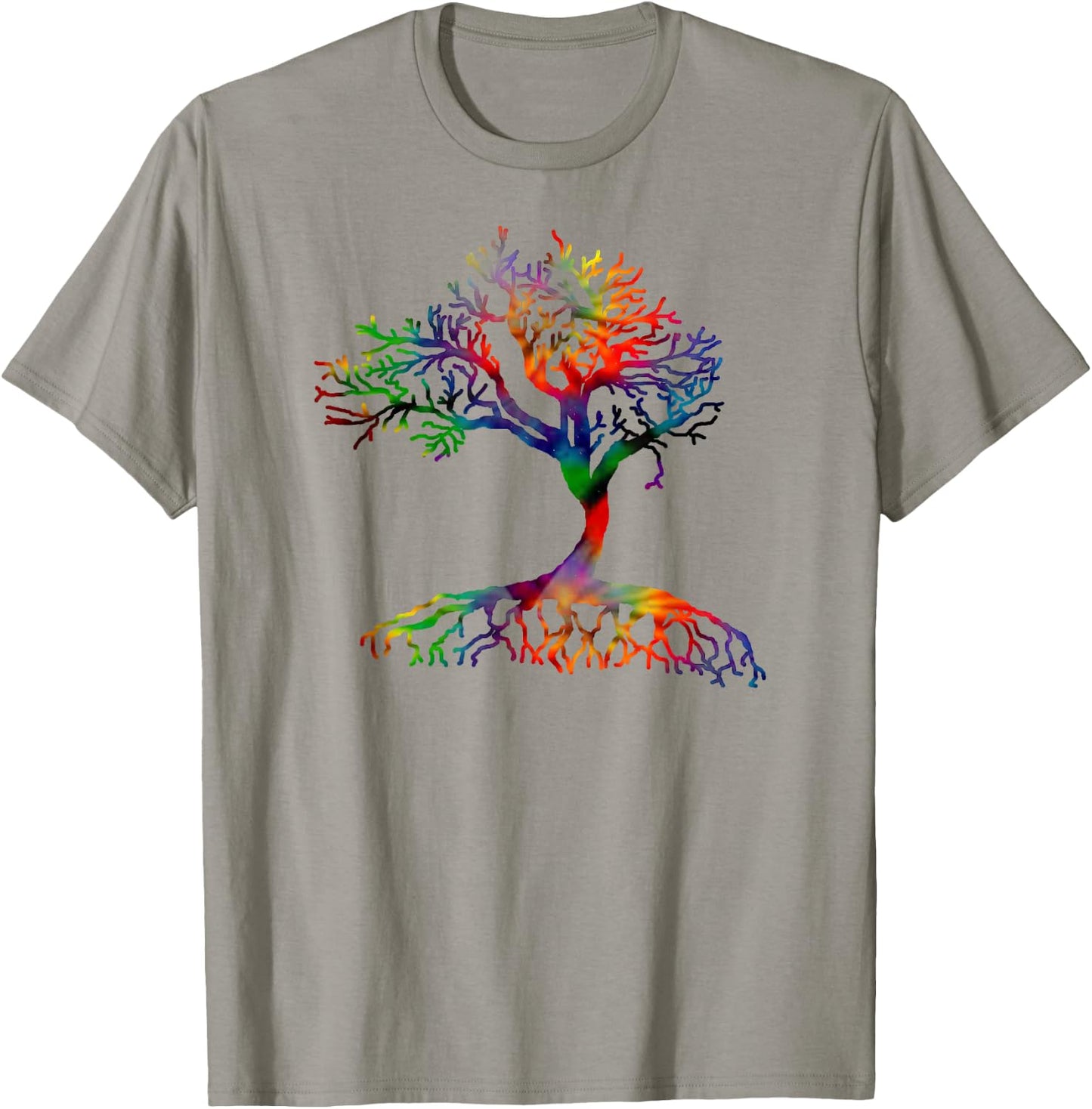 Tree Shirt Tie Dye Artist hand drawn tree of life T-Shirt - T-Shirt | Sand