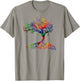 Tree Shirt Tie Dye Artist hand drawn tree of life T-Shirt - T-Shirt | Sand