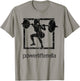 Powerlifterella Women Retro Squat Gym Lifting Workout T-Shirt - T-Shirt | Sand