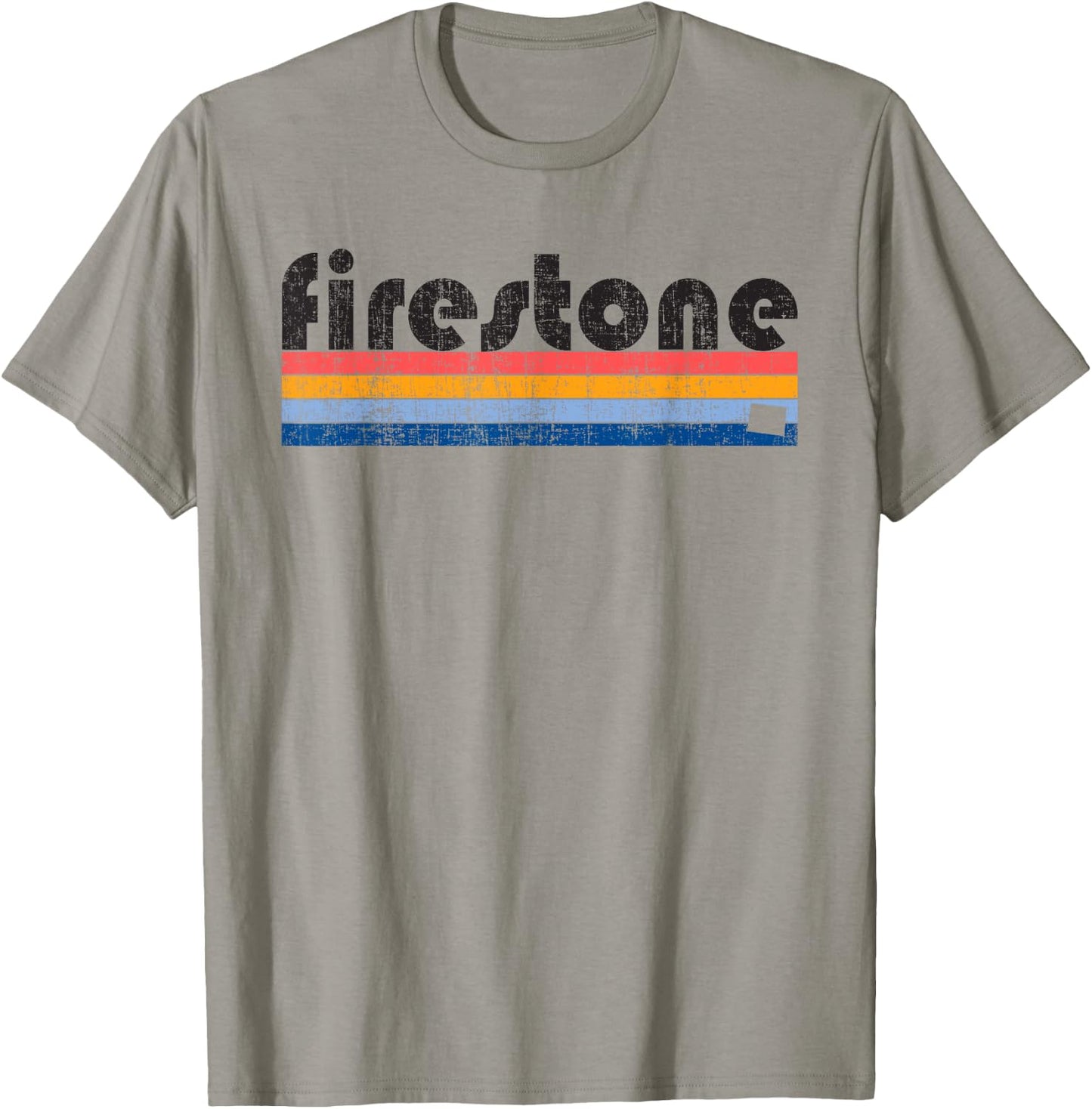 Vintage 80s Style Firestone CO T-Shirt - T-Shirt | Sand