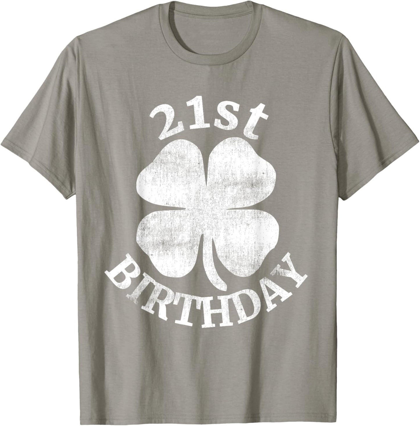 21st Birthday Shirt St. Patrick's Day Party Beer Gift Funny T-Shirt - T-Shirt | Sand