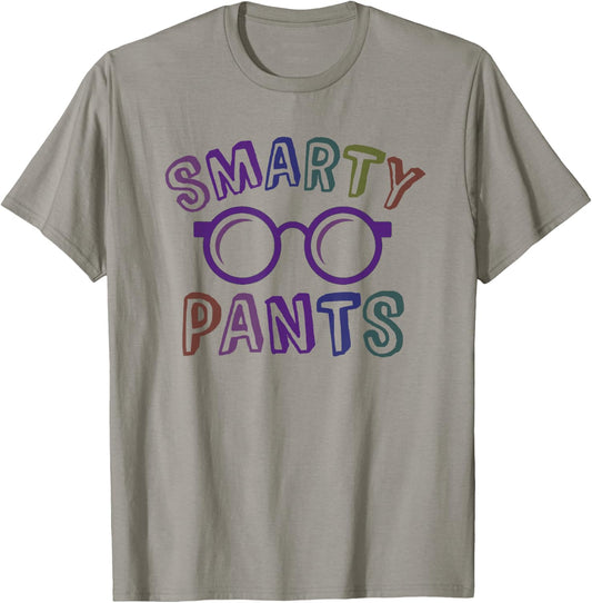 Funny Little Mr Miss SMARTY PANTS Graduation Alumni Teacher T-Shirt - T-Shirt | Sand