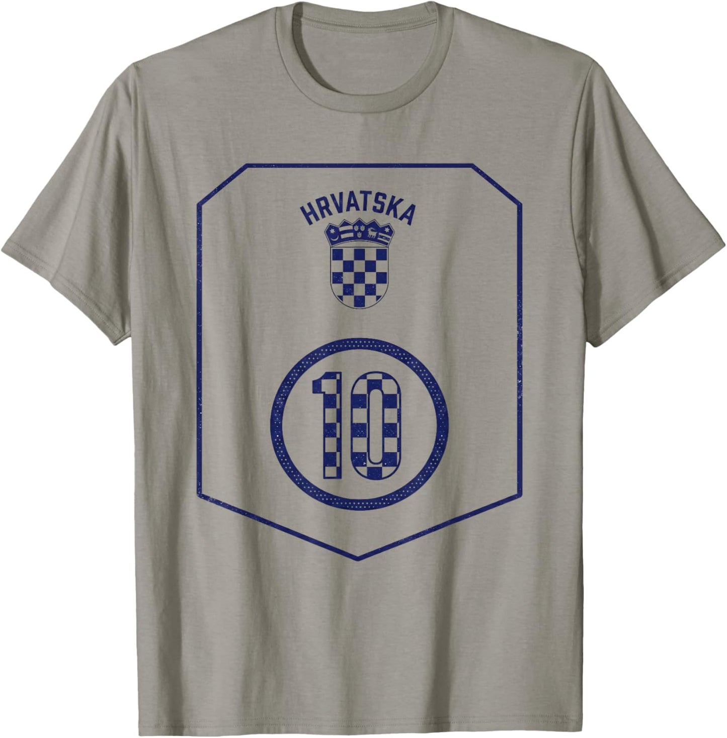 Croatia Hrvatska Flag Zagreb Croatian Jersey Retro T-Shirt - T-Shirt | Sand