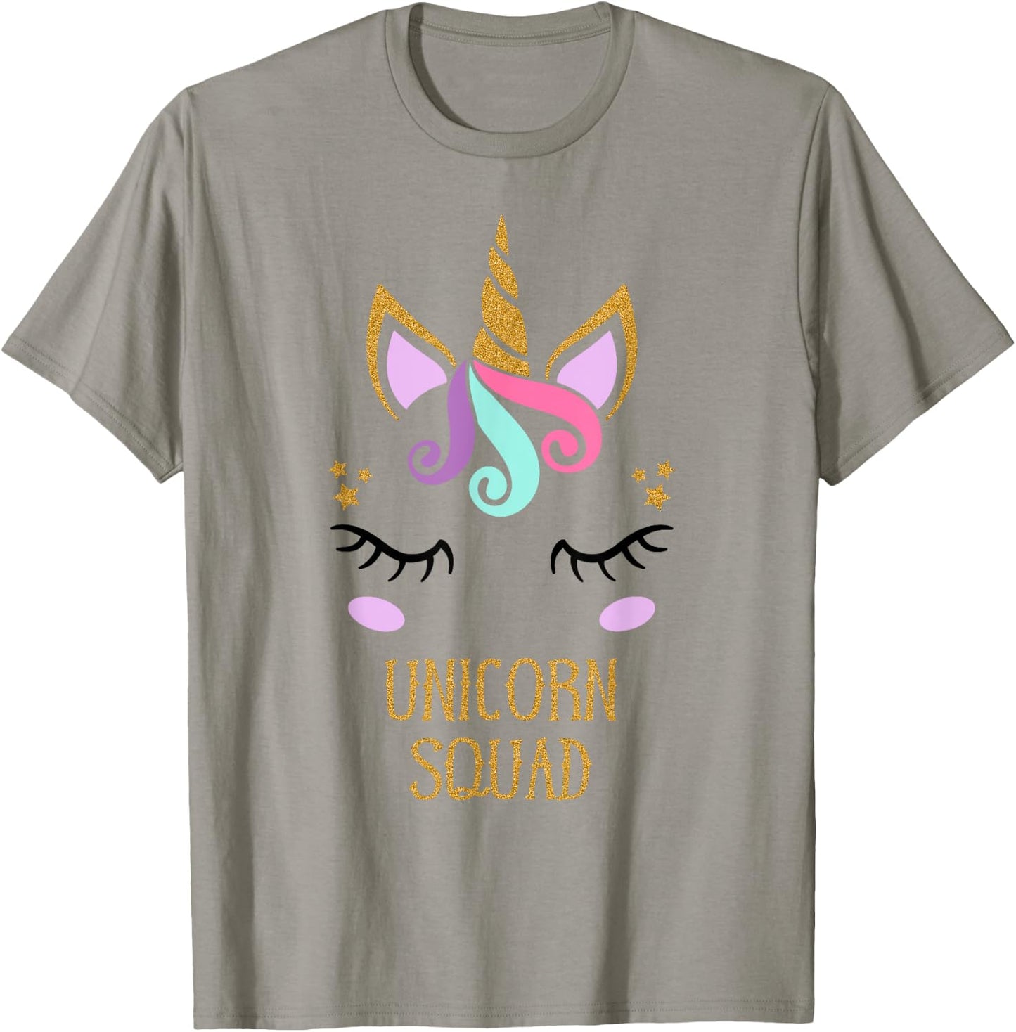 Cute Unicorn Squad , Birthday Gift, Baby Shower Party T-Shirt - T-Shirt | Sand