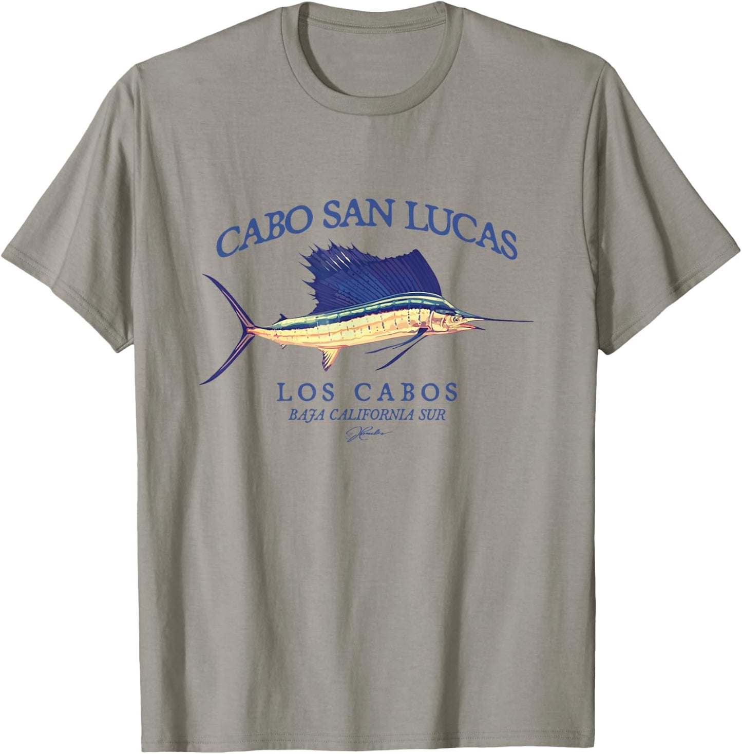 JCombs: Cabo San Lucas, Los Cabos, Sailfish T-Shirt - T-Shirt | Sand