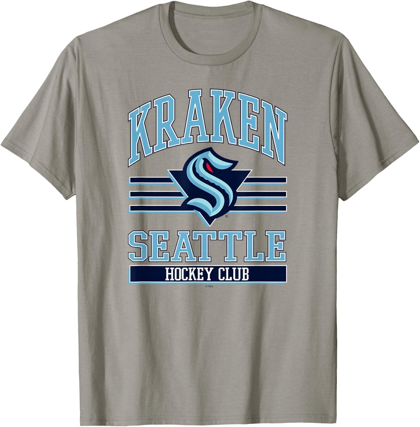 Seattle Kraken Hockey Club Gray Officially Licensed T-Shirt - T-Shirt | Sand