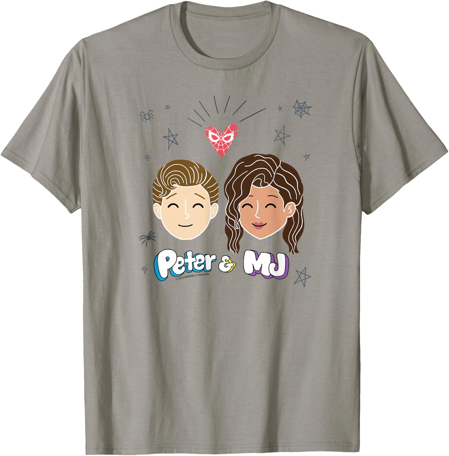 Marvel Spider-Man Far From Home Peter & MJ Love T-Shirt - T-Shirt | Sand
