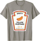 Zesty Yellow Mustard Condiment Group Costume T-Shirt - T-Shirt | Sand