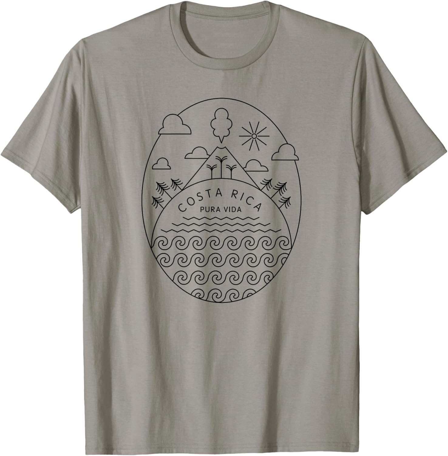 Pura Vida Shirt | Costa Rica Clothing T-Shirt - T-Shirt | Sand