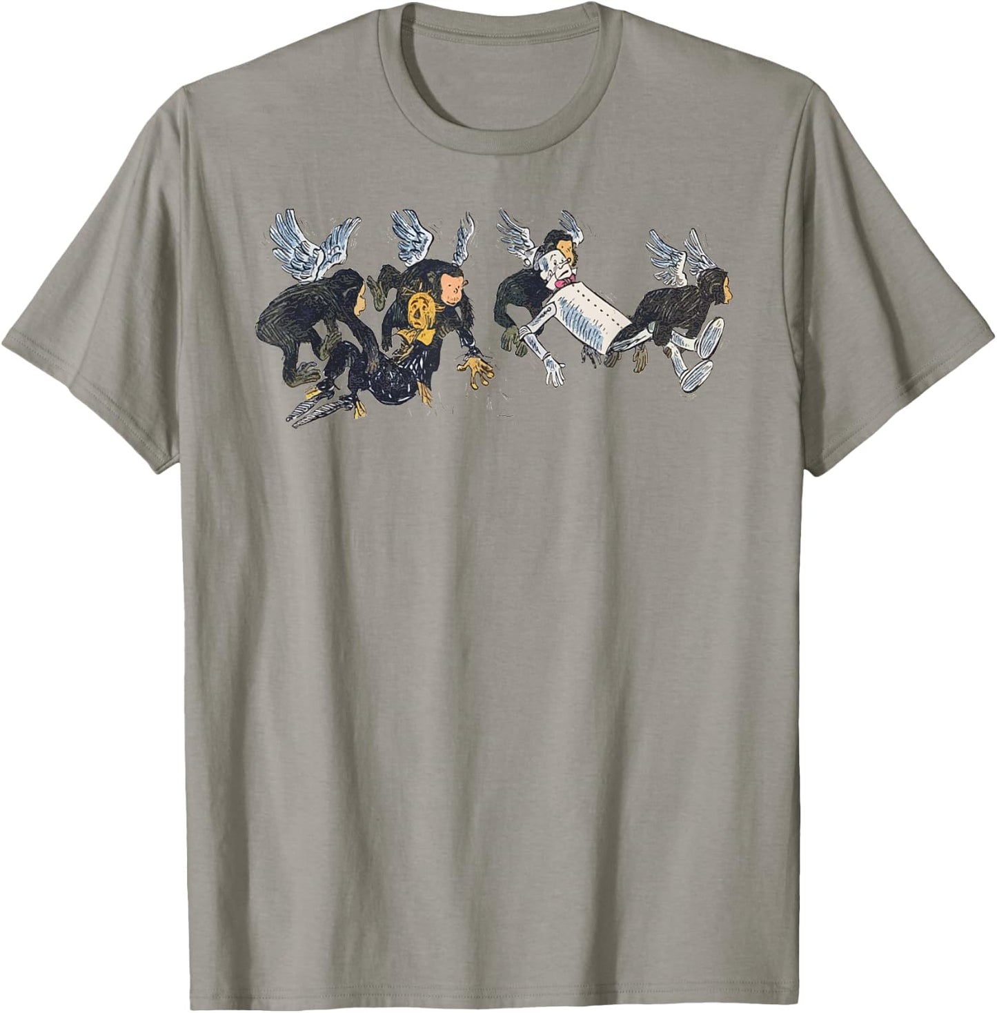 Flying Monkeys - Wizard of OZ Tin Man Scarecrow T-Shirt - T-Shirt | Sand