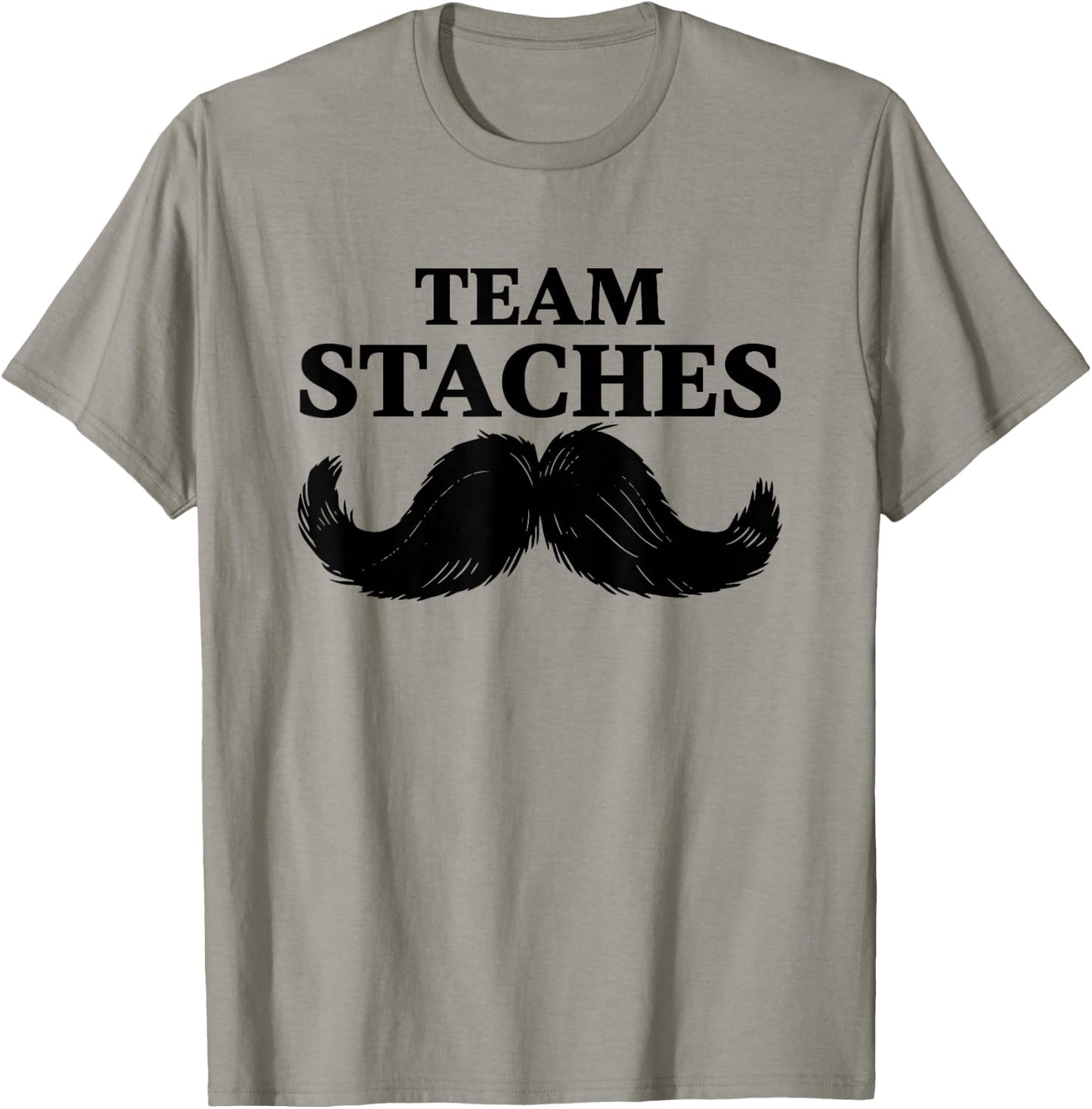 Team Moustaches Boys Gender Reveal Party T-Shirt - T-Shirt | Sand