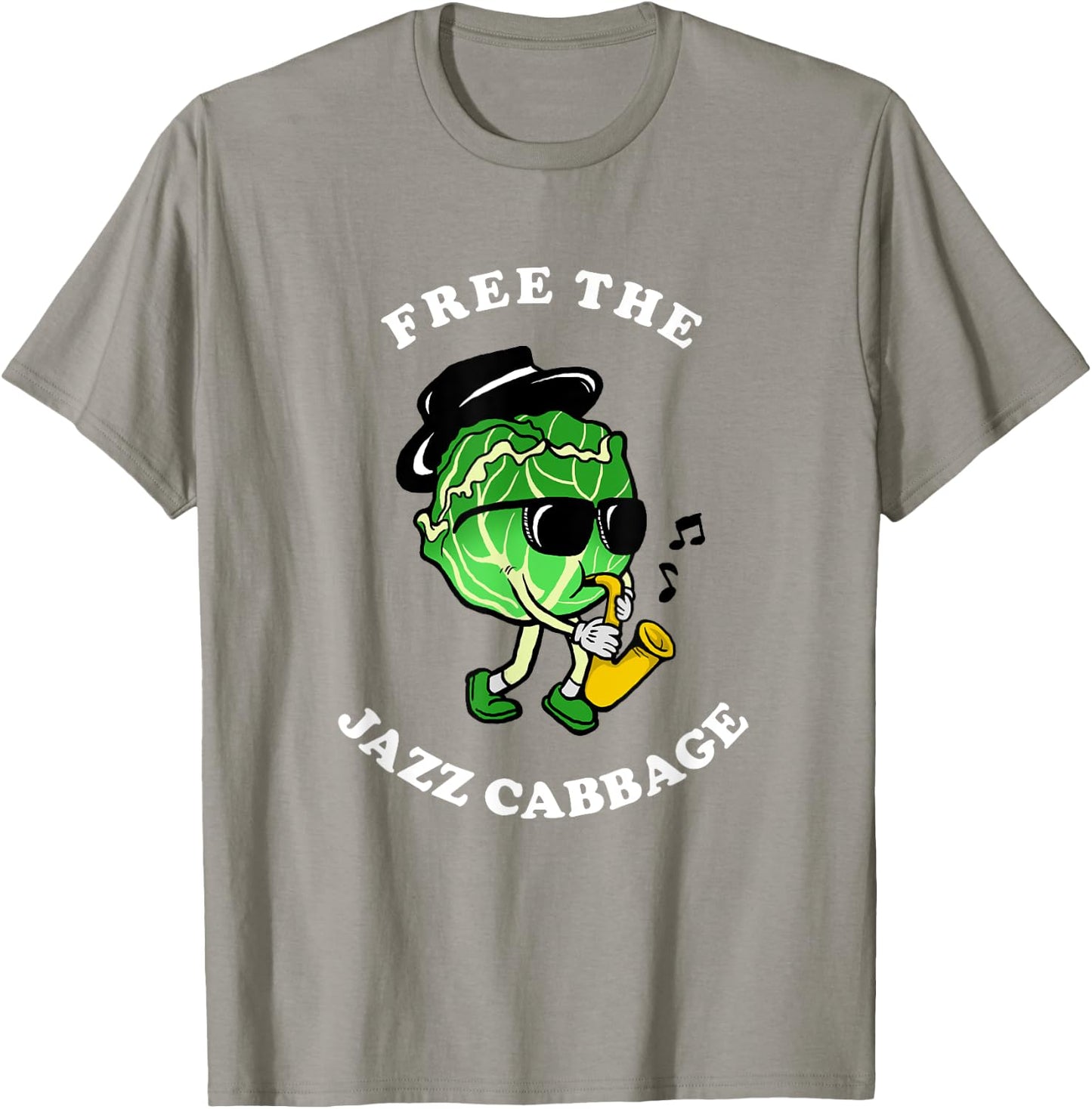 Free The Jazz Cabbage - Jazz Cabbage Meme T-Shirt - T-Shirt | Sand