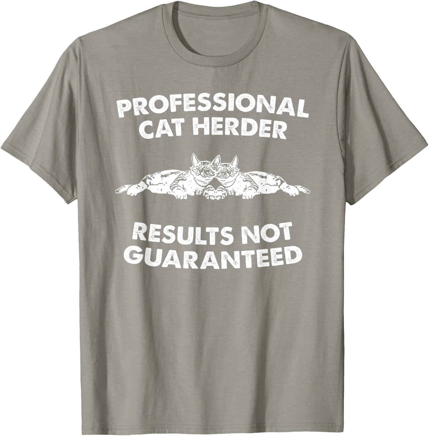 Funny Professional Cat Herder T-Shirt - T-Shirt | Sand