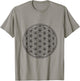 Classic Flower of Life Sacred Geometry Yoga New Age T-Shirt - T-Shirt | Sand