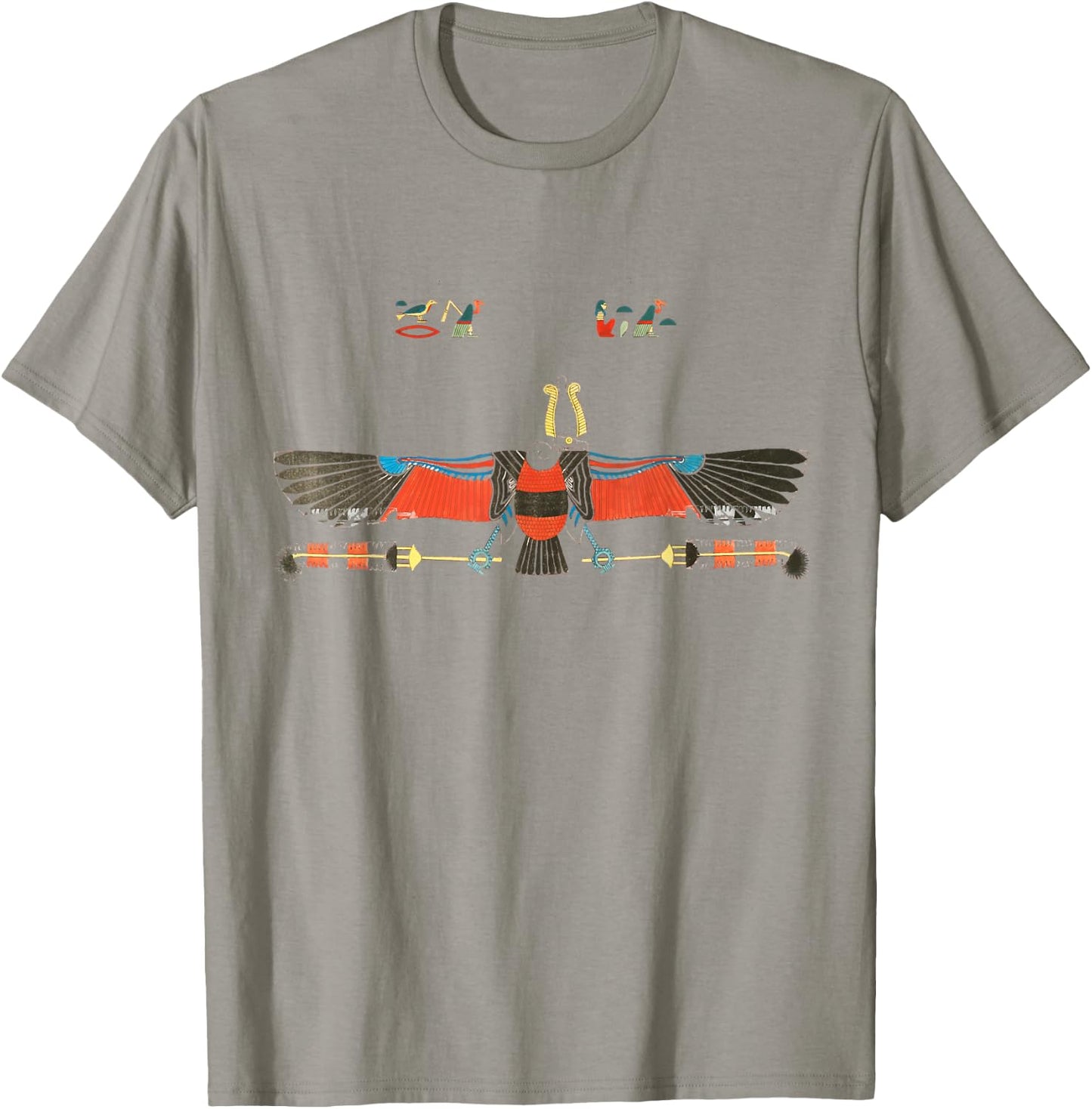 The Vulture emblem of Neith Egyptian hieroglyph hieroglyphic T-Shirt - T-Shirt | Sand