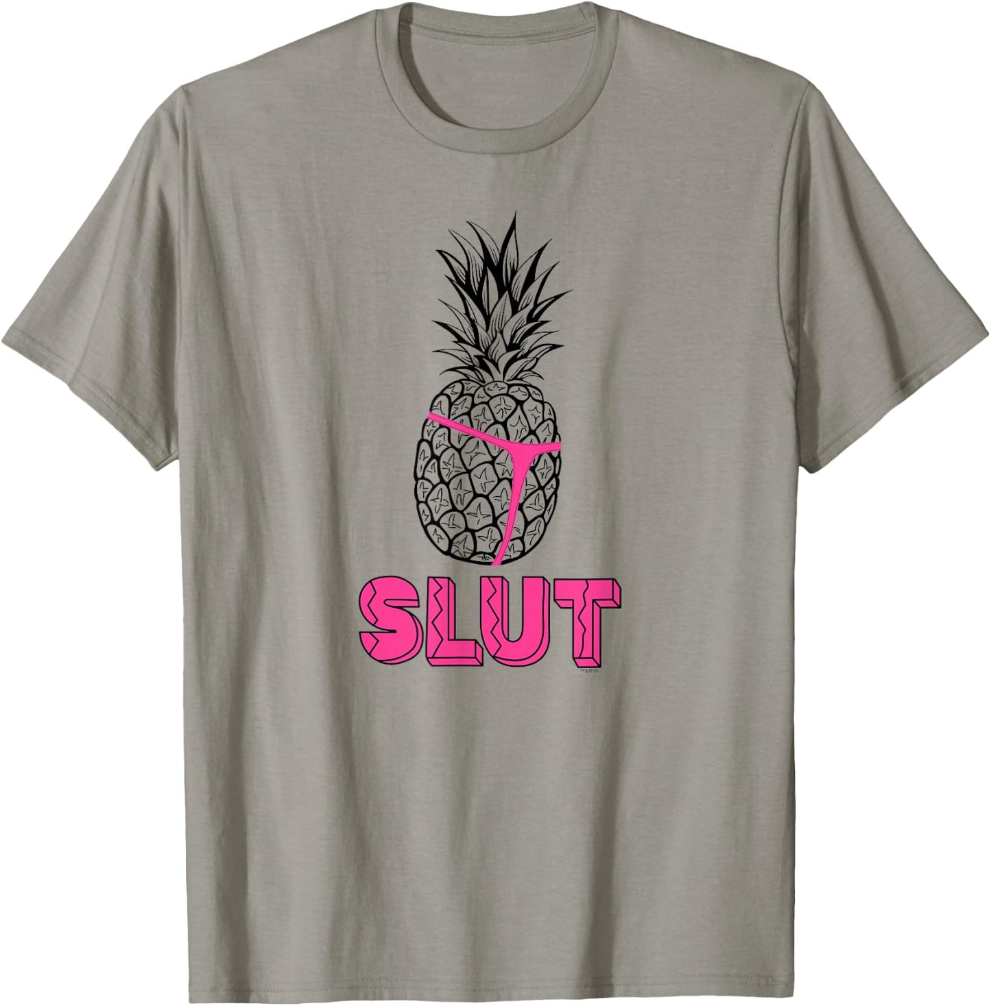 NBC Brooklyn Nine-Nine Captain Holt Pineapple Slut , Yellow, , Short Sleeve, , Size S T-Shirt - T-Shirt | Sand