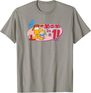 Garfield Mom Number One T-Shirt - T-Shirt | Sand